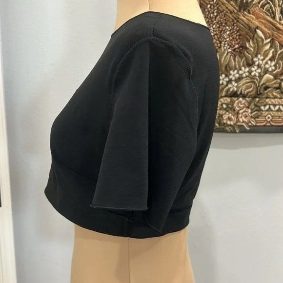 Yitty Mesh Me Black Crop Top. Size XL (749Ii) - Picture 7 of 17